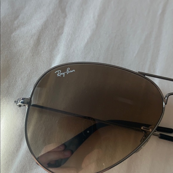 Large Aviator Gradient Ray-Ban Sunglasses - Picture 4 of 9